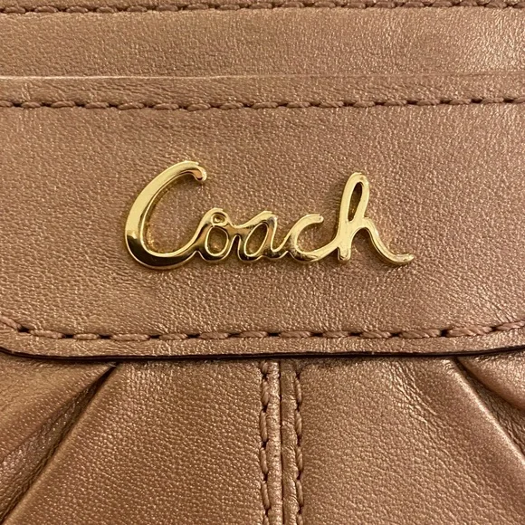 Coach Beige Wristlet Clutch - Picture 2 of 7